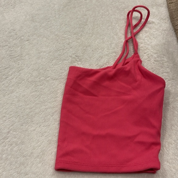 Hot Pink Crop Top - Picture 4 of 4